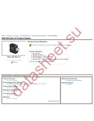 W58-XB1A4A-12 datasheet  